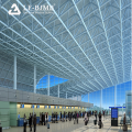Recho de armadura de marco de arco estructural de acero prefabricado para la estación de terminal del aeropuerto
